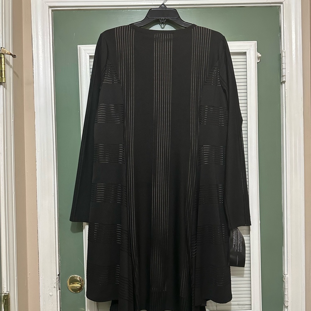 NWT BCBGMAXAZRIA Women's Malisa Stripe Mesh Dress - Picture 10 of 14